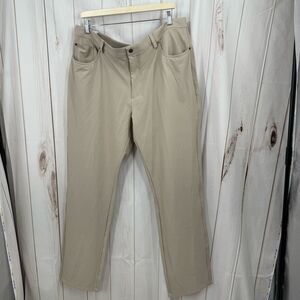 Greg Norman Men’s 40x32 Tan Performance Pants New